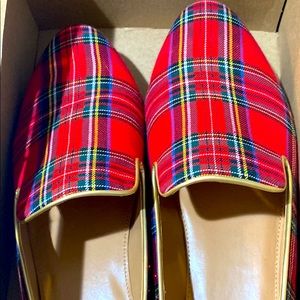 Tartan Smoking Loafers.